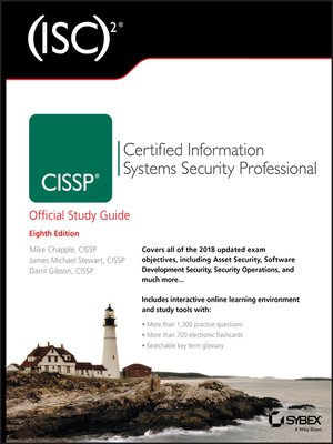 cover image of (ISC)2 CISSP Certified Information Systems Security Professional Official Study Guide